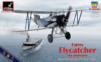 Armory AR48002 Fairey Flycatcher late version with Jaguar-IV engine plastic injected kit with etched and resin parts 1/48