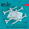 Reskit RS48-0323 AIM-7F Low Vis Sparrow III missiles (4pcs) (F-4, F-5, F-15, F-16, F-14, F-18) Hasegawa, Tamiya, Revell, Italery, Academy, GWH, AMK, AFV Club 1/48