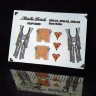 Metallic Details P72008 Mikoyan MiG-21, MiG-23, MiG-25 seatbelts 1/72