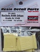 Kora Model DS4805 Rockets R4M Orkan Arado Ar-234B (2x 12 pcs.) 1/48