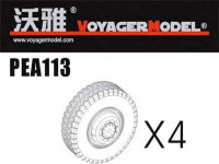 Voyager Model PEA113 Road Wheels for Sd.Kfz.234 Pattern 4 (For DRAGON) 1/35