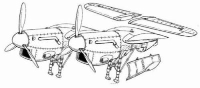 CMK 4010 Beaufighter Mk. IIF - conversion set for TAM 1/48