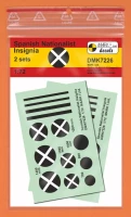 4+ Publications DMK7226 Decals Spanish Nationalist Insignia (2 sets) 1/72