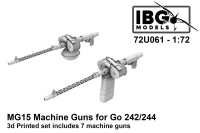 IBG Models U7261 MG15 Machine Guns for Go 242/244 1/72
