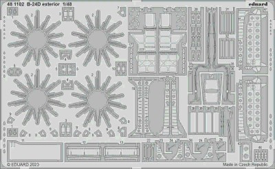 Eduard 481102 SET B-24D exterior (REV) 1/48