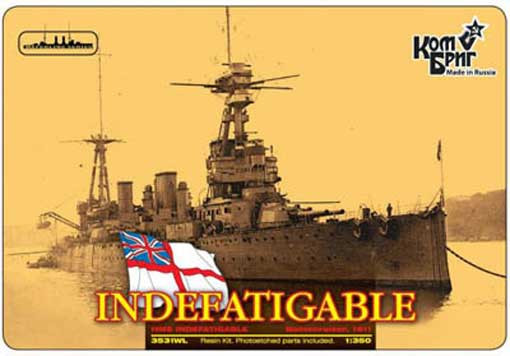 Combrig 3531FH Battlecruiser HMS Indefatigable, 1911 1/350