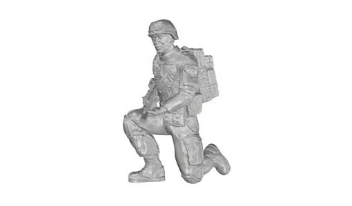 CMK F35323 US Army Infantry - kneeling soldier Part 2
