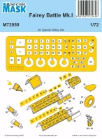 Special Hobby M72058 Mask for Fairey Battle Mk.I (SP.HOBBY) 1/72