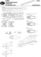 New Ware NWA-M0253 1/72 Mask F-101C Voodoo EXPERT (VALOM 72095)