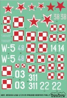 Model Maker Decals D48050 Yakolev Yak-1/Yak-7/Yak-9 in Polish service vol.2 1/48