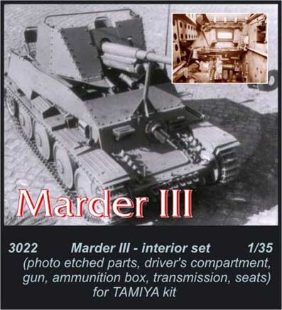 CMK 3022 Marder III - interior set for TAM 1/35