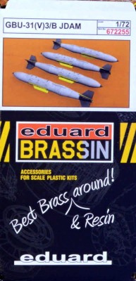 Eduard 672255 BRASSIN GBU-31(V)3/B JDAM 1:72