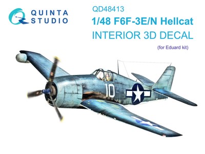 Quinta studio QD48413 F6F-3E/N Hellcat (Eduard) 1/48