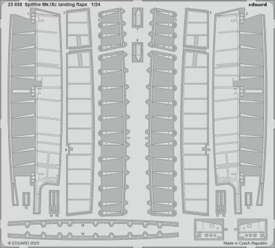 Eduard 23038 SET Spitfire Mk.IXc landing flaps (AIRF) 1/24