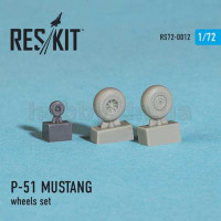 ResKit RS72-0012 P-51 MUSTANG wheels set 1/72