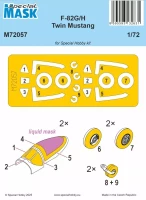 Special Hobby M72057 Mask for F-82G/H Twin Mustang (SP.HOBBY) 1/72