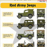 Hm Decals HMDT35035 1/35 Decals Jeep Willys MB/Ford GPW Red Army 1