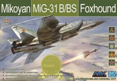 AMK K48002 SIO MODELS МиГ-31 БМ/БС Special Edition 1:48