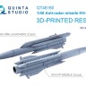 Quinta studio QT48160 Противорадиолокационные ракеты Х-31П с пусковыми устройствами, 2 шт. (для всех моделей) 1/48