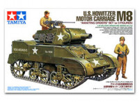 Tamiya 35312 Американская самоходка Howitzer Motor Carriage M8 с тремя фигурами. 1/35