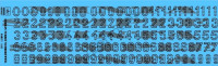 HAD J35027 Decal German Turret numbers WWII (part 7) 1/35