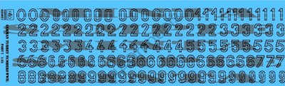 HAD J35027 Decal German Turret numbers WWII (part 7) 1/35