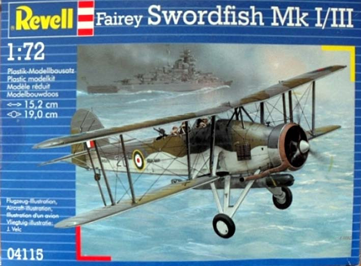Revell 04115 FAIREY SWORDFISH MK.I/III 1/72,Магазин сборных моделей ...