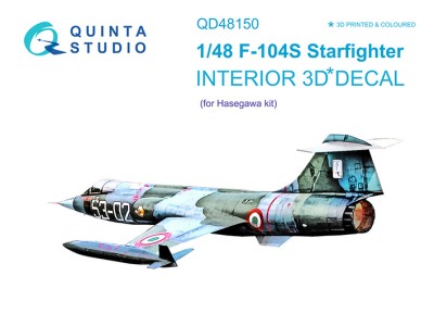 Quinta studio QD48150 F-104S (Hasegawa) 1/48