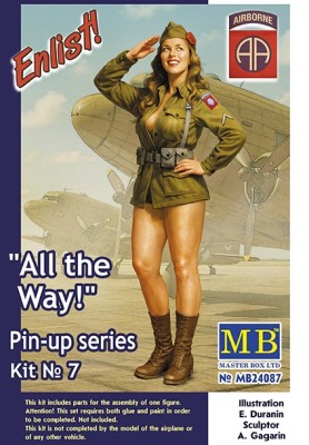 Master Box 24087 'All the Way!' - Pin-Up Series (1 fig.) 1/24