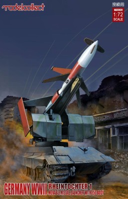 Modelcollect UA72031 German Rheintochter 1 movable Missile launcher with E50 body 1/72