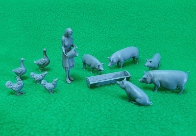 СВ Модель 6012 Набор фигурок &quot;Сельский двор&quot; 1/35