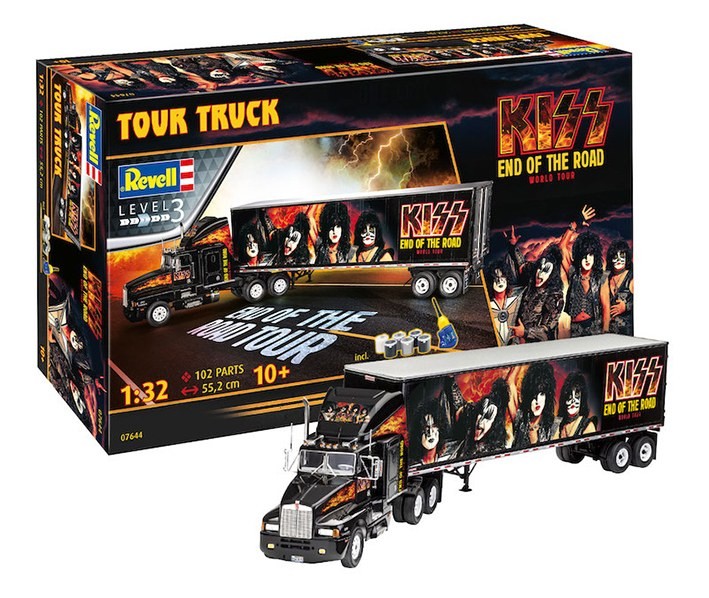 Revell 07644 KISS Tour Truck Gift Set 1/32