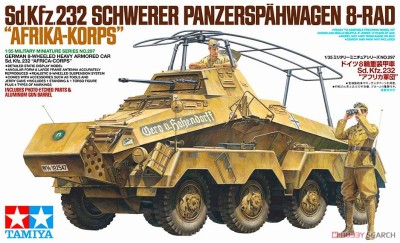 Tamiya 35297 Sd kfz 232 немецкий бронеавтомобиль 1/35