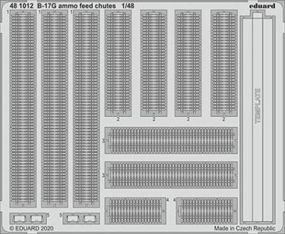 Eduard 481012 SET B-17G ammo feed chutes (HKM)