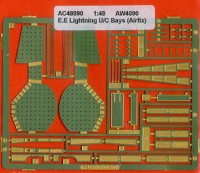 Airwaves (etched) AEC48090 BAC/EE Lightning F.2A/F.6 under carriage bays 1/48