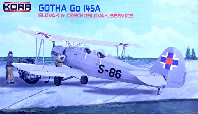 Kora Model KPK72062 Gotha Go 145A Slovak&Czechoslovak (4x camo) 1/72