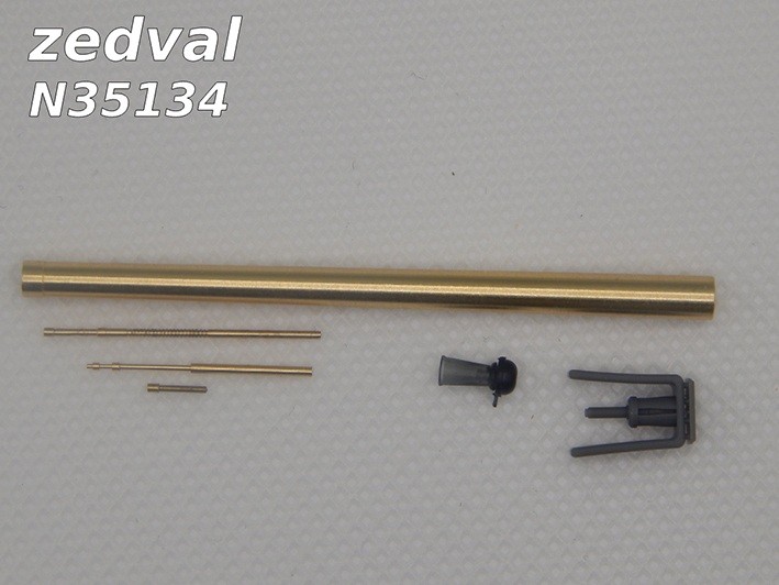 Zedval N35134 Набор деталей для Т-34-76 с пушкой Ф-34 1/35
