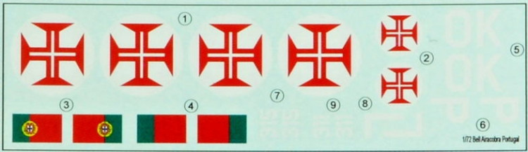 LF Model C72213 Decals Bell Airacobra over Portugal (RS/ACAD) 1/72