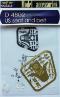 LF Model D4802 US seat and belt (photoetched) 1/48