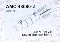 Advanced Modeling AMC 48080-2 244N (RN-24) Soviet Nuclear Bomb w/ BD3-56 1/48