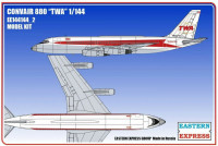 Восточный Экспресс 144144-2 Convair 880 TWA (Limited Edition) 1/144