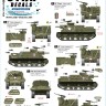 Star Decals 35-C1436 French M7 Priest & M10 Tank Destroyer.French fighting vehicles in Africa # 6.62eme RAA, 7eme RCA 1/35
