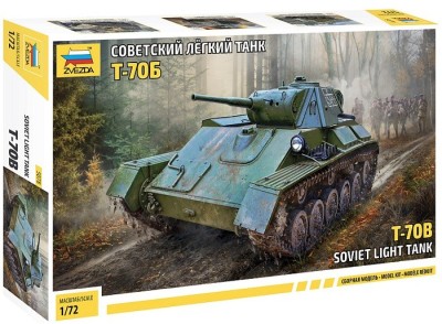 Звезда 5078 Советский танк Т-70Б 1/72