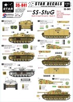 Star Decals STAR35841 Waffen-SS Sturmgeschutz/StuG.# 2 Sturmgeschutz/StuG.III Ausf.F/8, Ausf.G and Sturmgeschutz/StuG.IV Prinz Eugen, Gotz von Berlichingen, SS-Polizei, Totenkopf 1/35