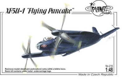 Planet Models PLT216 XF5U-1 &quot;Flying Pancake&quot; 1/48