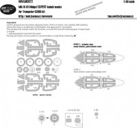 New Ware NWA-M0672 1/48 Mask MiG-15 UTI Midget EXPERT (TRUMP 02805)