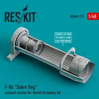 Reskit RSU48-0215 F-86 'Sabre Dog' exhaust nozzle (REV/ACAD) 1/48