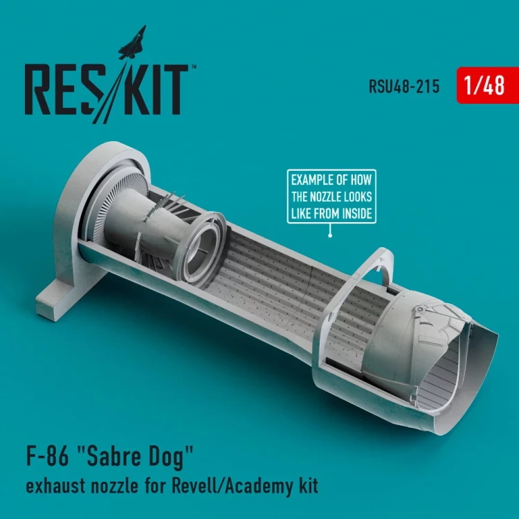 Reskit RSU48-0215 F-86 'Sabre Dog' exhaust nozzle (REV/ACAD) 1/48