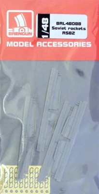Brengun BRL48088 Soviet rockets RS82 (resin &amp; PE set) 1/48