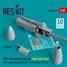 Reskit 48470 SUU-16A 20mm gun pod (opened) w/ centerl.pyl. 1/48